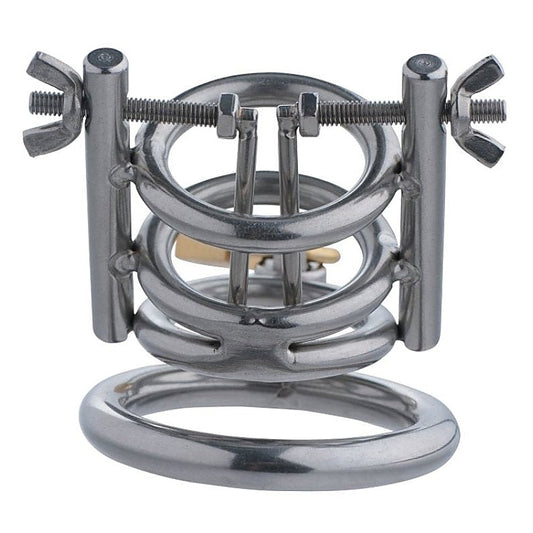Deluxe Cleaver Urethral Chastity Cage by XR Brands - Cock Rings