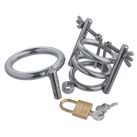 Premium Urethral Chastity Cage by Master Series - Cock Rings