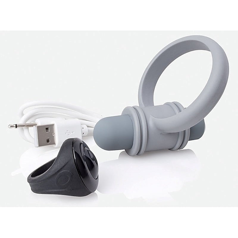 Rechargeable Vibrating Ring Set by Screaming O - Cock Rings