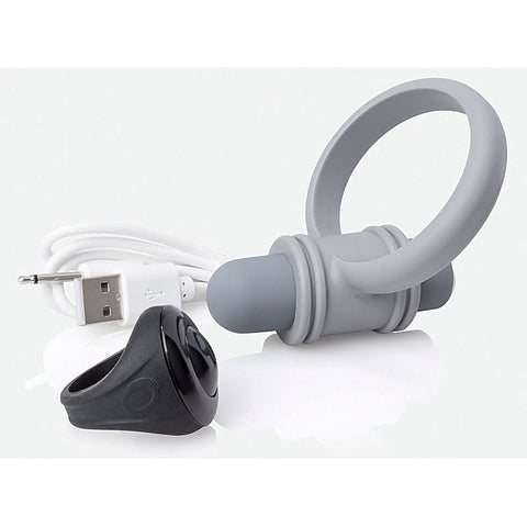 Rechargeable Vibrating Ring Set by Screaming O - Cock Rings