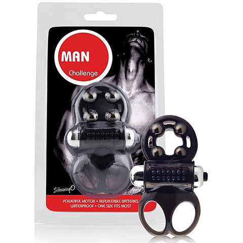 Premium The OMan Challenge by Screaming O - Vibrating Cock Rings
