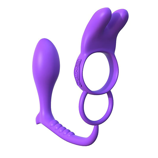 Fantasy C-Cock Ringz Ass-Gasm Vibrating Rabbit Cock Ring - Cock Rings