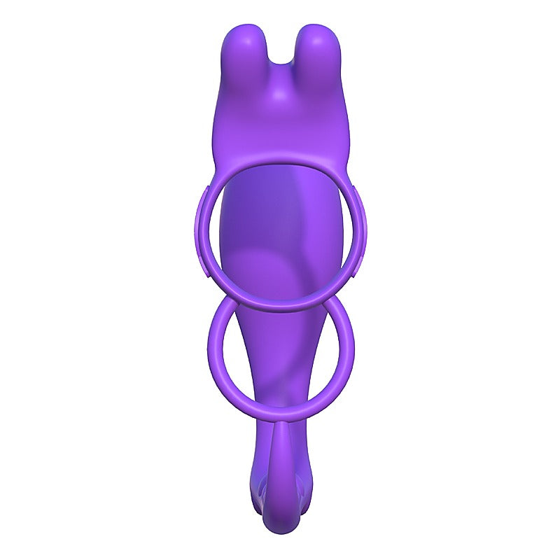 Fantasy C-Ringz Ass-Gasm Vibrating Rabbit Ring - Cock Rings