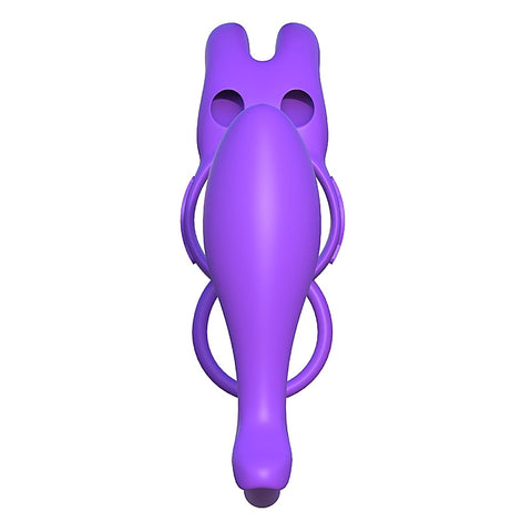 Fantasy C-Ringz Ass-Gasm Vibrating Rabbit Ring - Cock Rings