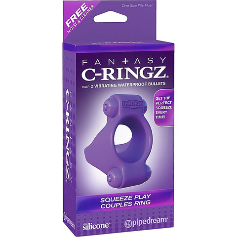 Fantasy C-Ringz Squeeze Play Couples Cock Ring by Pipedream - Cock Rings