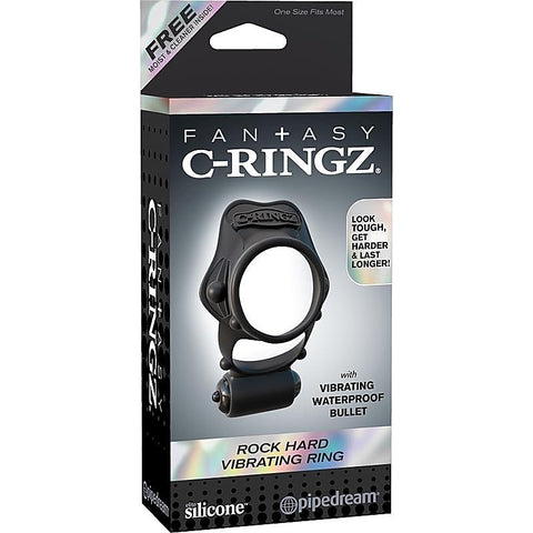 Rock Hard Vibrating Cock Ring by Pipedream Fantasy - Cock Rings
