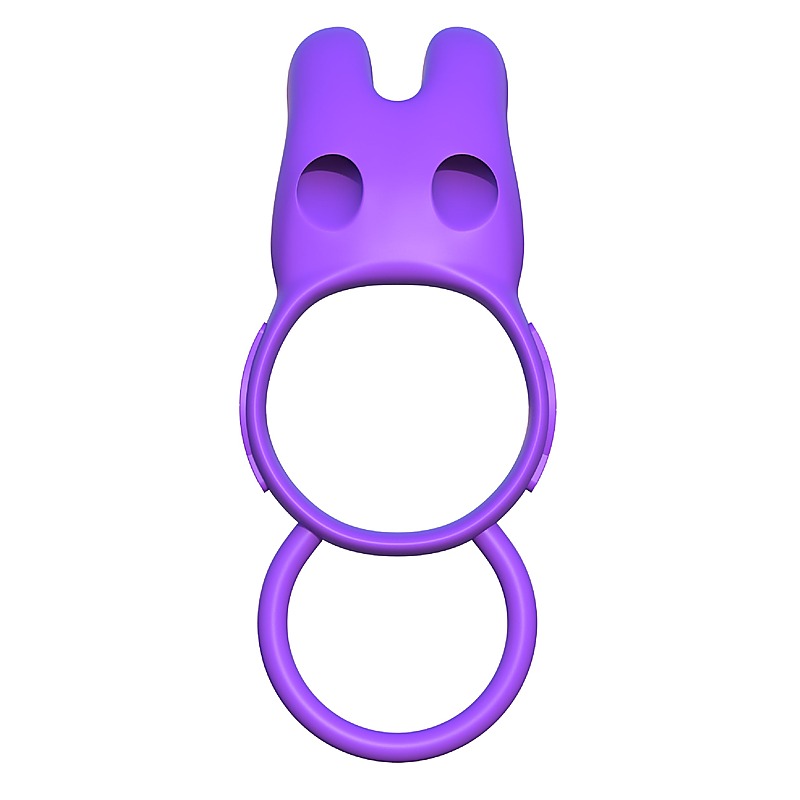 C-Ringz Twin Teazer Rabbit Cock Ring by Pipedream - Vibrating Cock Rings