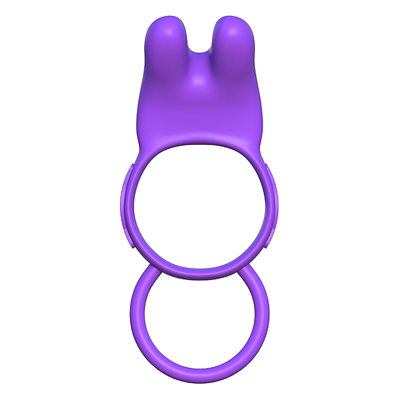 C-Ringz Twin Teazer Rabbit Cock Ring by Pipedream - Vibrating Cock Rings