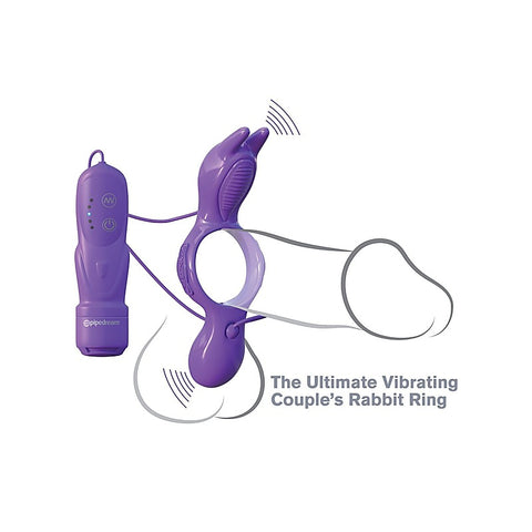 Fantasy C-Ringz His And Hers Ultimate Rabbit by Pipedream - Cock Rings