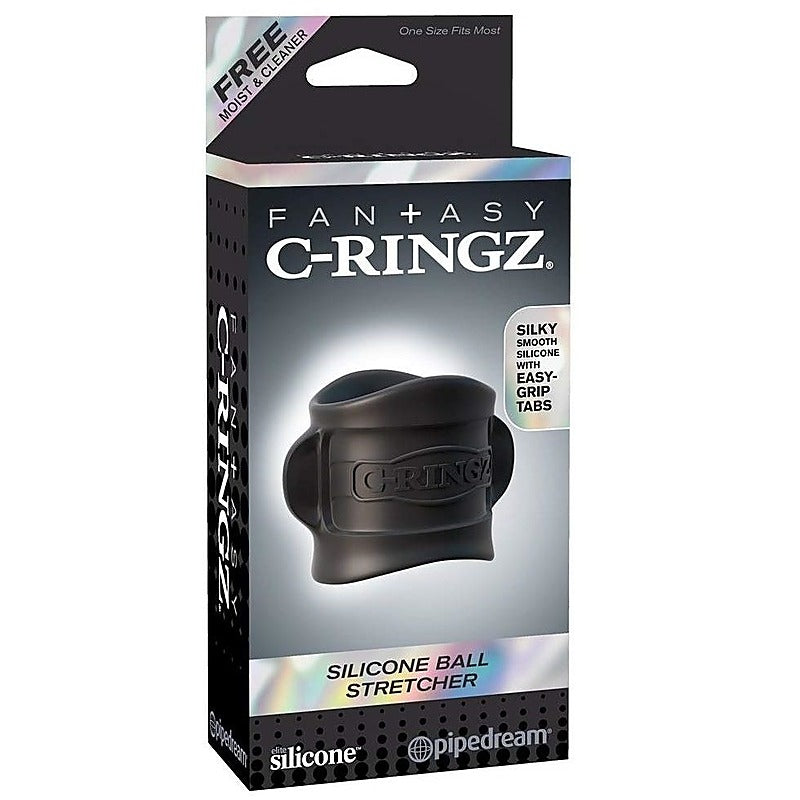 Premium Fantasy C-Ringz Silicone Ball Stretcher - Cock Rings