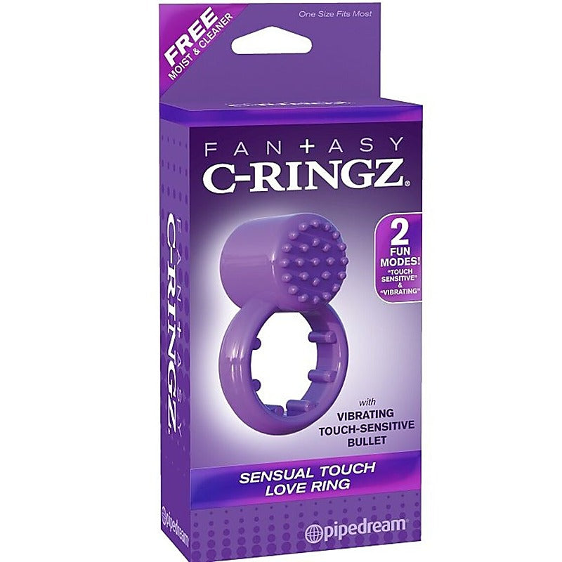 Fantasy C-Ringz Sensual Touch Vibrating Love Ring - Cock Rings
