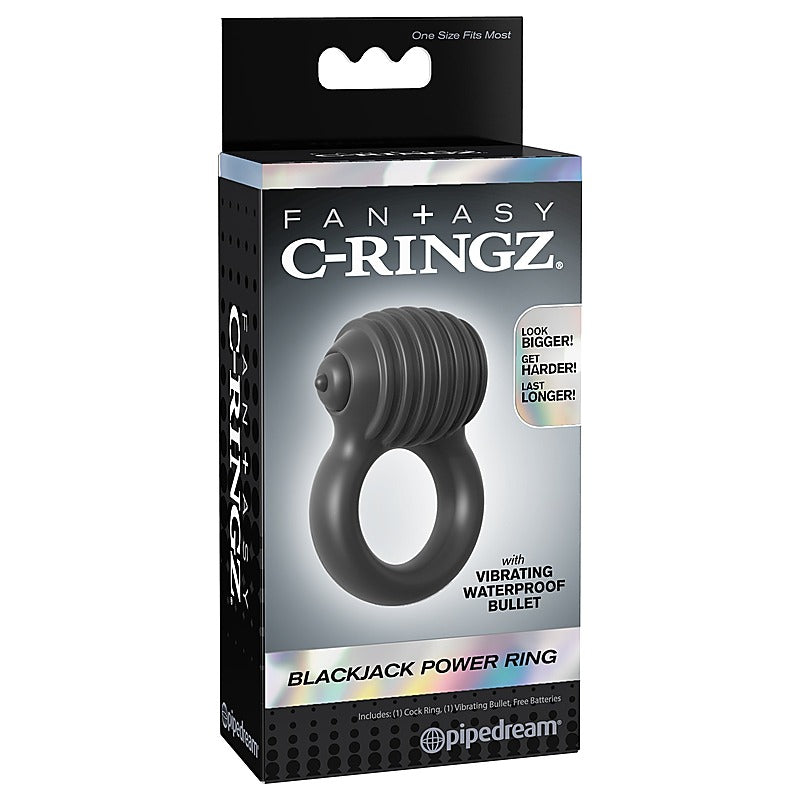 Blackjack Power Cock Ring by Pipedream Products - Vibrating Cock Rings