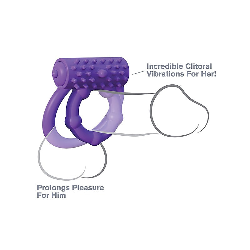 Fantasy C-Ringz Vibrating Prolong Performance Ring - Vibrating Cock Rings