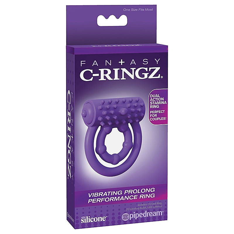 Fantasy C-Ringz Vibrating Prolong Performance Ring - Vibrating Cock Rings