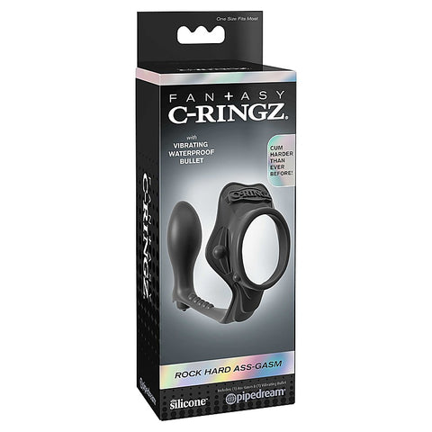 Fantasy C-Ringz Rock Hard Ass-Gasm Dick Ring by Pipedream - Cock Rings