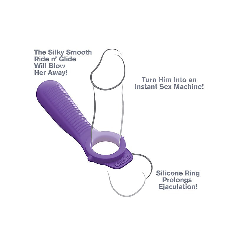 Ride N Glide Couples Ring by Pipedream Products - Cock Rings