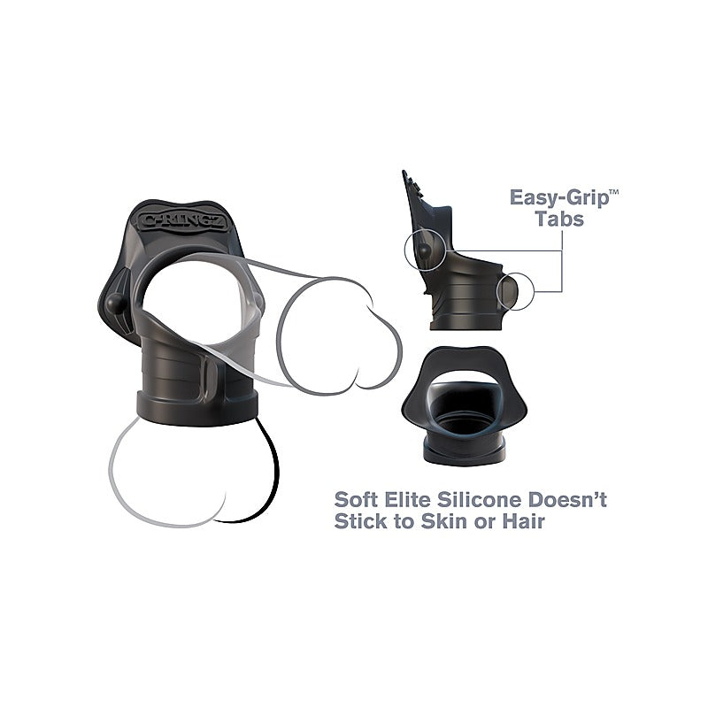 Rock Hard Cock Ring & Ball Stretcher by Pipedream Products - Stretchy Cock Rings