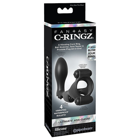 Fantasy C-Ringz Ultimate Ass-Gasm by Pipedream - Vibrating Cock Rings