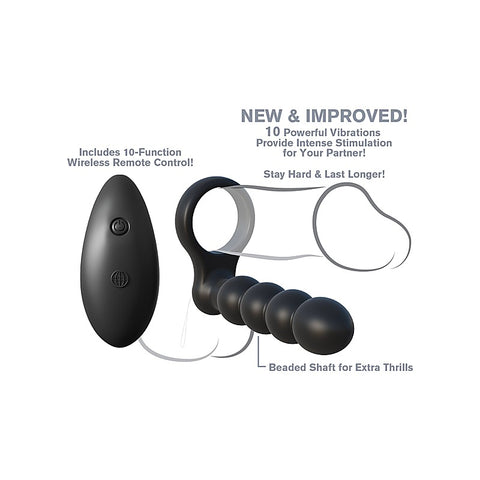 Fantasy C-Ringz Remote Control Double Penetrator - Vibrating Cock Rings