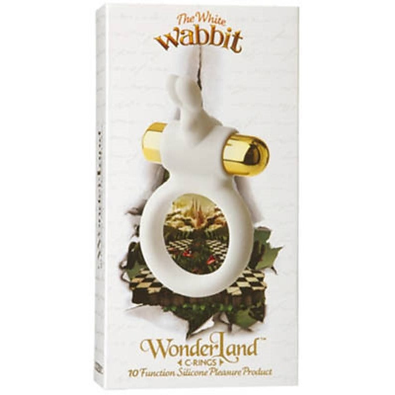 Wonderland The White Wabbit Vibrating Cock Ring - Vibrating Cock Rings