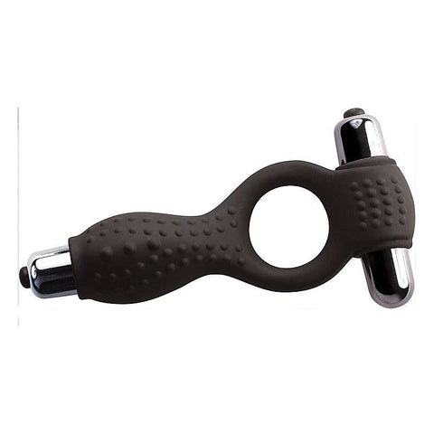 Union Black Silicone Cock Ring by Rocks Off - Cock Rings