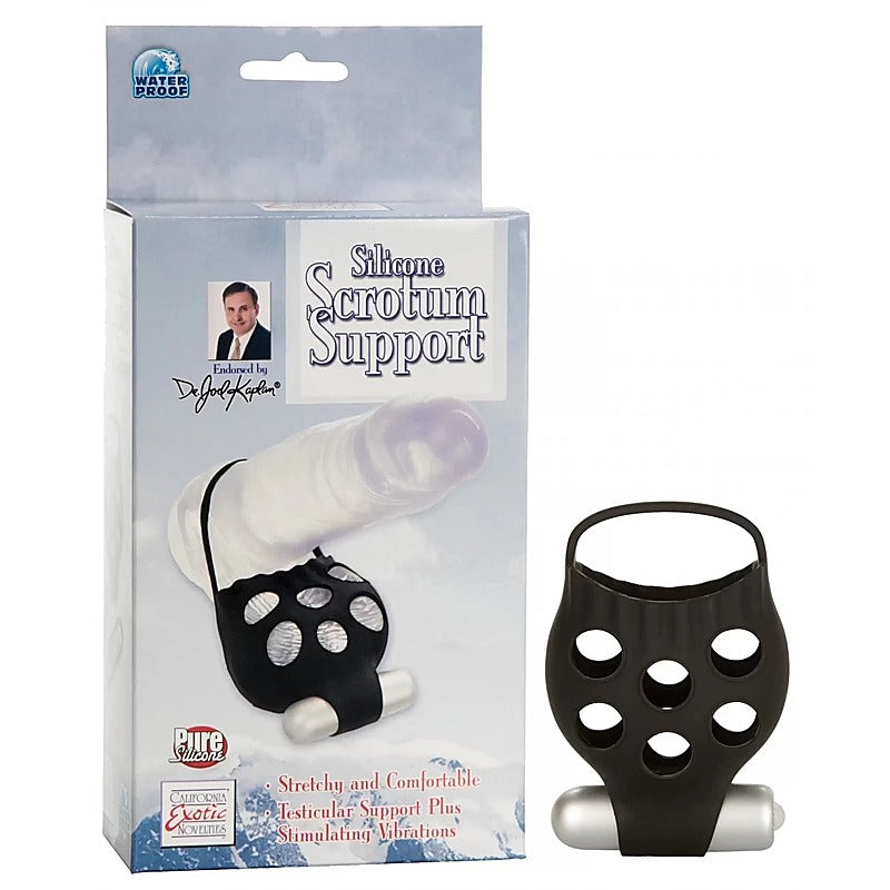 Dr. Joel Kaplan Silicone Scrotum Support Cock Ring - Stretchy Cock Rings