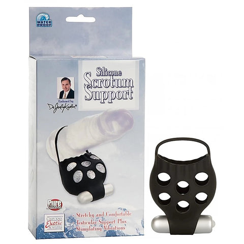 Dr. Joel Kaplan Silicone Scrotum Support Cock Ring - Stretchy Cock Rings