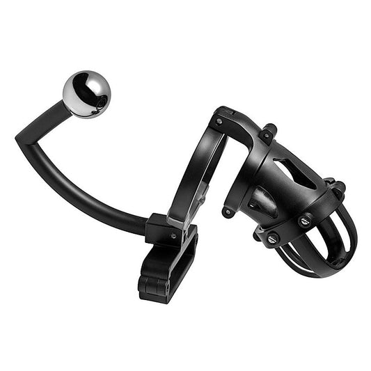 Oppressor Male Confinement Chastity Cage by XR Brands - Cock Rings