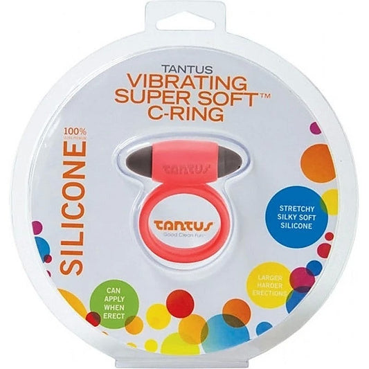 Vibrating Super Soft C-Ring by Tantus - Vibrating Cock Rings