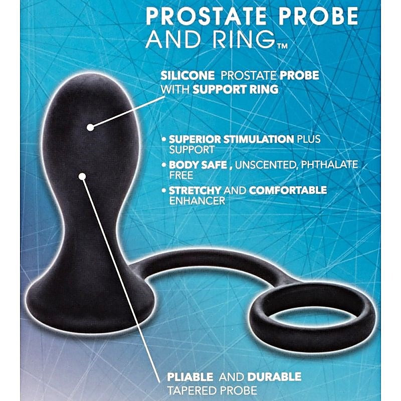 Dr. Joel Kaplan Prostate Probe with Cock Ring - Cock Rings