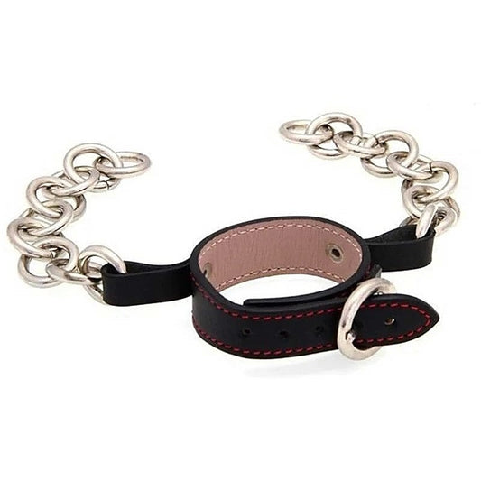 Sado Foot Job Ballring With Chains by Rosebuds Jewelry - Cock Rings