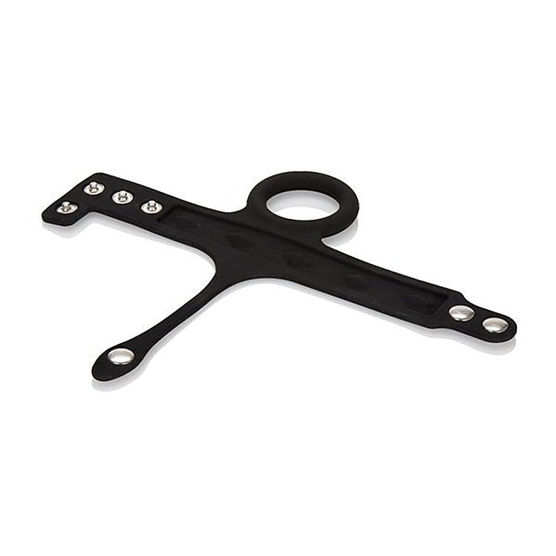 Silicone Tri-Snap Ball Spreader by California Exotics - Ball and Cock Toys