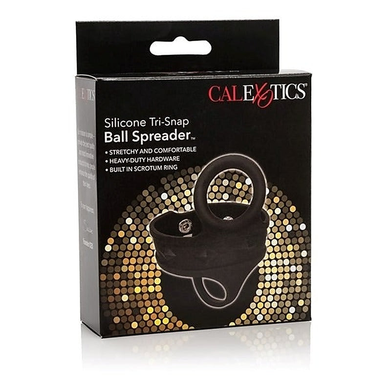 Silicone Tri-Snap Ball Spreader by California Exotics - Ball and Cock Toys