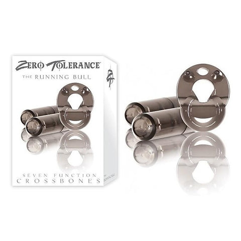 Crossbones Running Bull Vibrating Cock Ring by Evolved - Vibrating Cock Rings