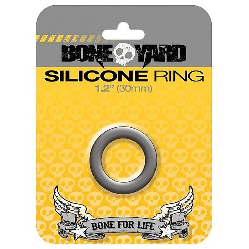 Boneyard Silicone Ring Grey 45MM by C1R Releasing - Cock Rings