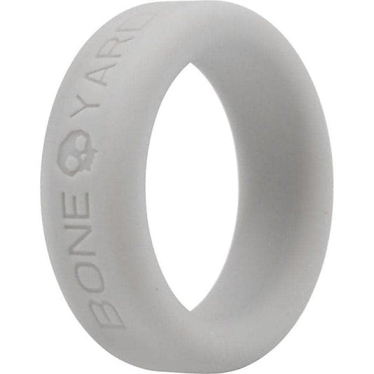 Boneyard Silicone Cock Ring Grey 50MM by C1R Releasing - Stretchy Cock Rings
