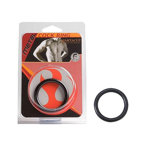 Black Metal Cock Ring by Spartacus Enterprises - Cock Rings