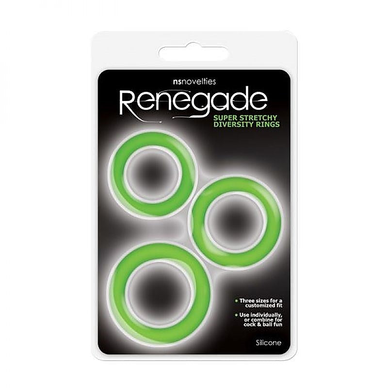 Renegade Diversity Rings by NS Novelties - Cock Rings