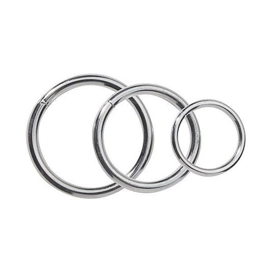 Nickel Metal C Ring Set by Spartacus Enterprises - Cock Rings