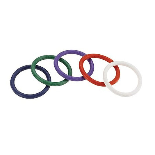 Vibrant Rainbow C-Ring Set by Spartacus Enterprises - Cock Rings