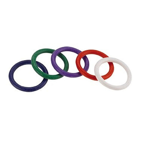 Vibrant Rainbow C-Ring Set by Spartacus Enterprises - Cock Rings