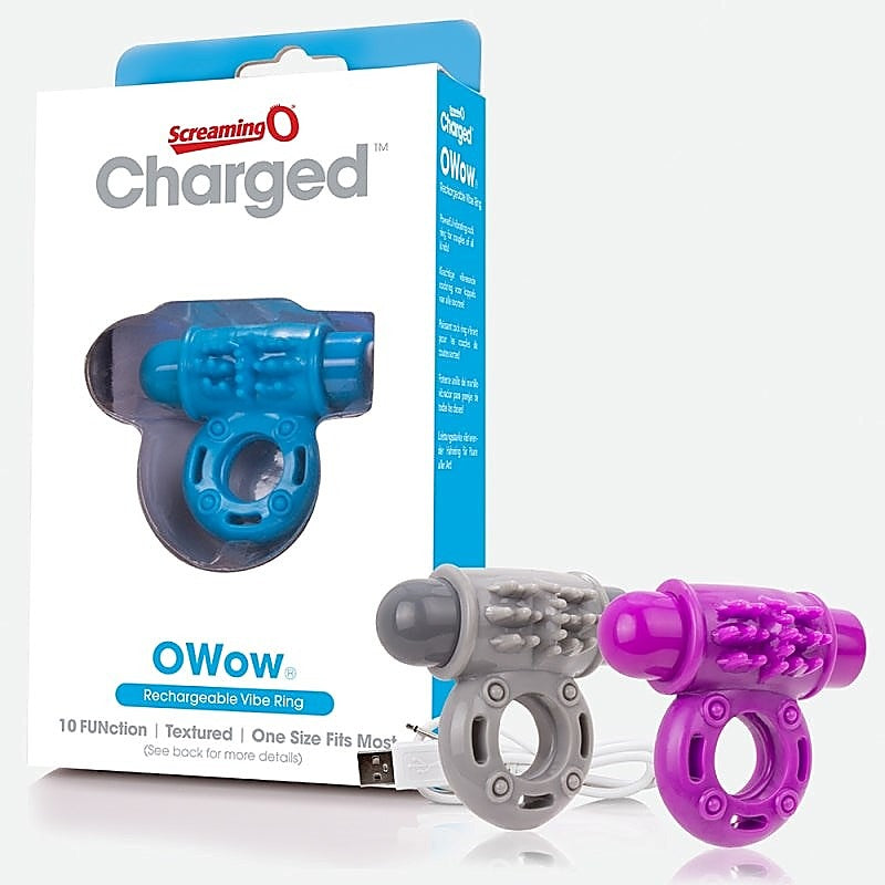 Charged Owow Vibrating Cock Ring by Screaming O - Cock Rings