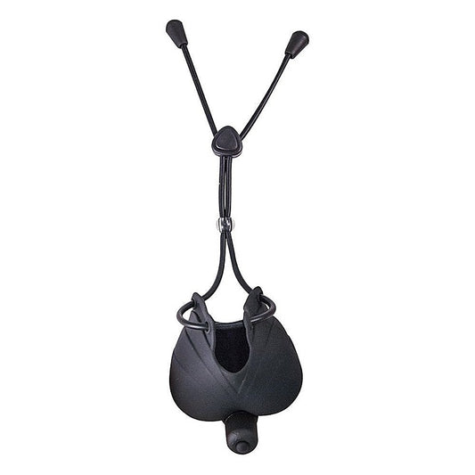 Vibrating Scrotum Pouch with Cinch by Nasstoys - Stretchy Cock Rings