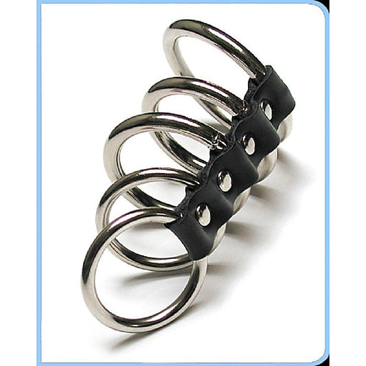 5 Gates of Hell Steel by Kinklab - Cock Rings