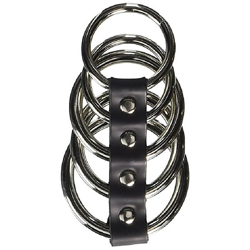 5 Gates of Hell Steel by Kinklab - Cock Rings