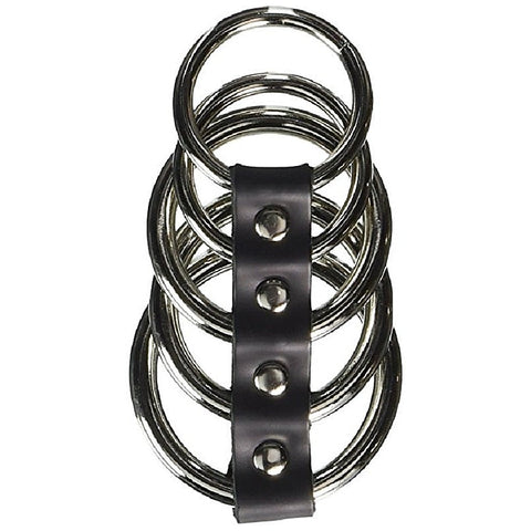 5 Gates of Hell Steel by Kinklab - Cock Rings