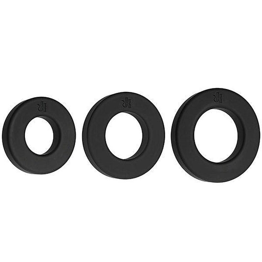 Kink Endure Silicone C-Ring Set by Doc Johnson - Stretchy Cock Rings