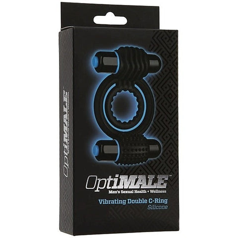 Vibrating Double C Ring by Doc Johnson - Cock Rings