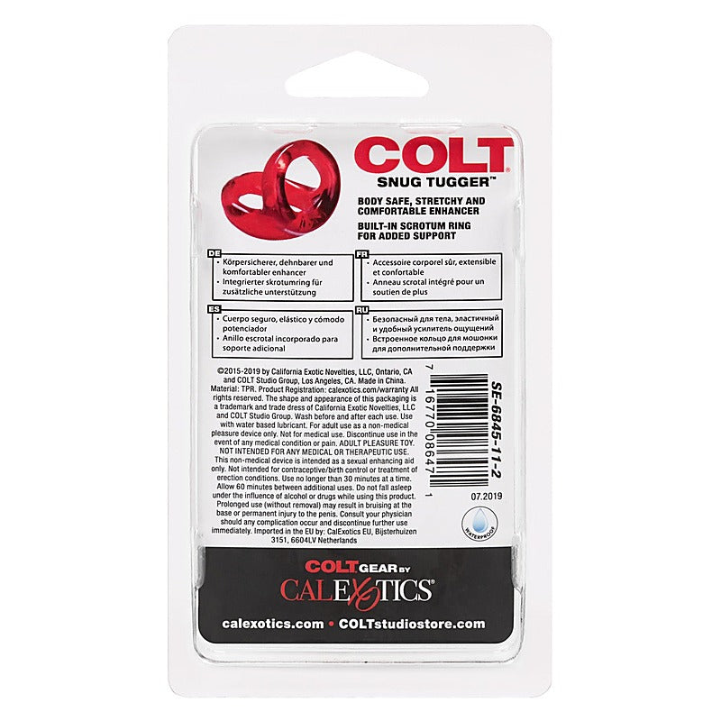 Colt Snug Tugger Stretchy Double Cock Ring - Cock Rings