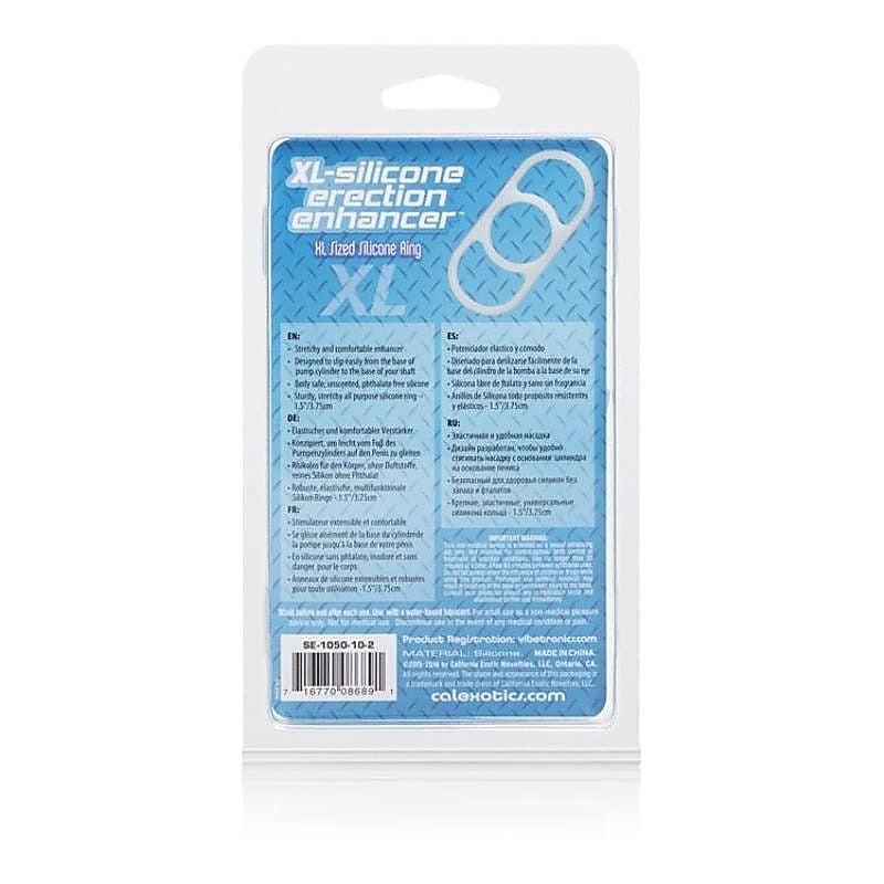 Premium XL-Silicone Erection Enhancer Cock Ring - Cock Rings